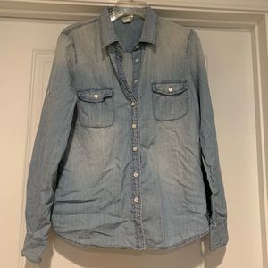 J Crew Chambray Top